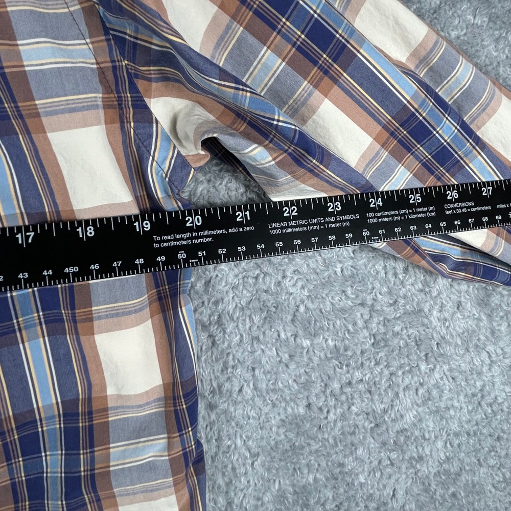 Abercrombie Fitch Mens Plaid Long Sleeve Button Down Shirt Muscle Fit Size M - Picture 5 of 6